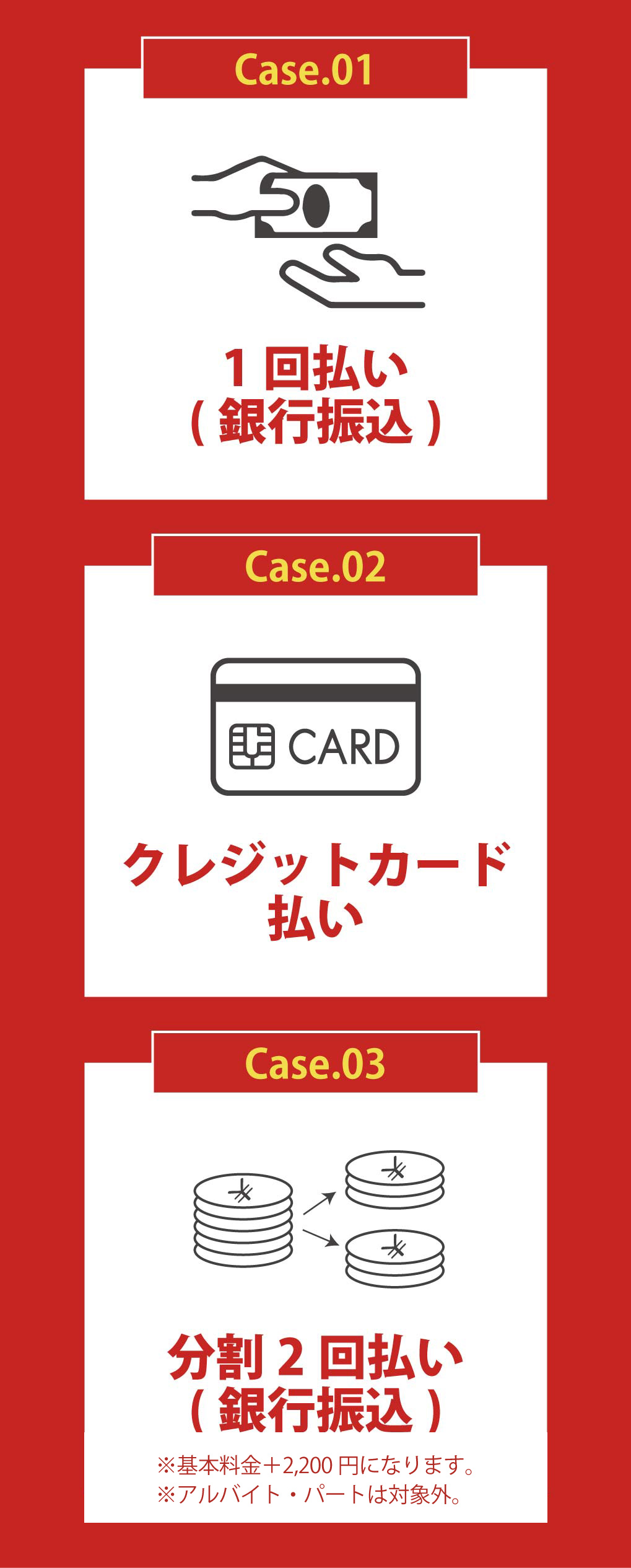 支払いケース